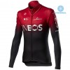 Tenue Maillot M/L + Collant à Bretelles 2020 TEAM INEOS Hiver Thermal Fleece N001